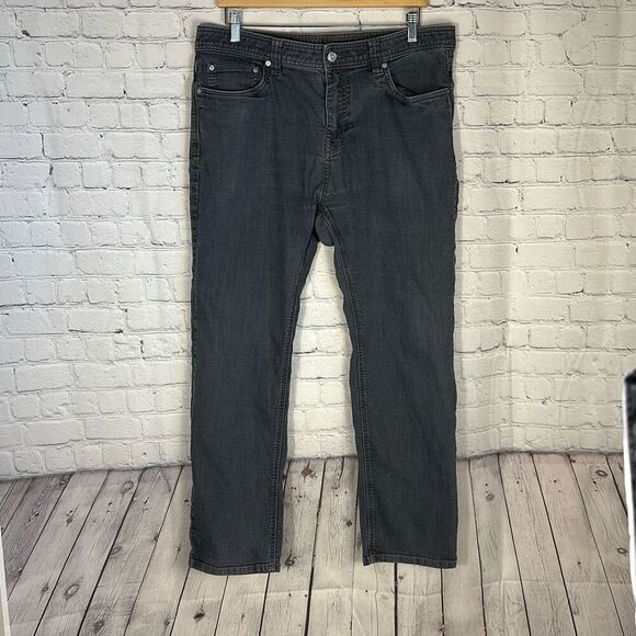 PrAna Mens Blue Bridger Slim Pant II size W35 x L30 Style# M4BD30315 - Picture 1 of 11